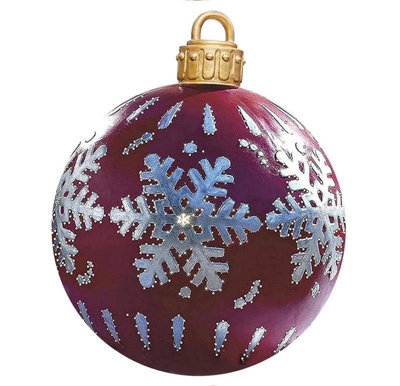 Vintage Christmas Striped PVC Balloons for Indoor and Outdoor Decoration | Holiday Decor