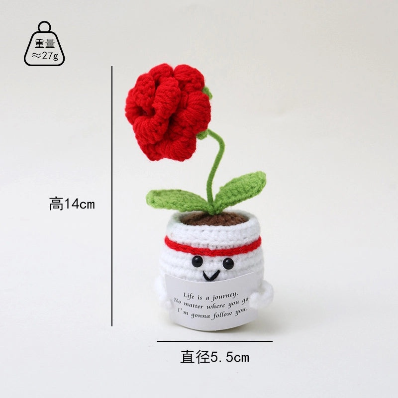 Adorable Fruit and Heart Shaped Floral Yarn Decor for Everyday Table Accents|Home Decor & Table Accessories