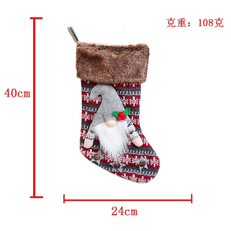 Christmas Knitted Gift Socks Christmas Tree Pendant Holiday Stockings Festive Christmas Decorations | Christmas Decorations & Stockings