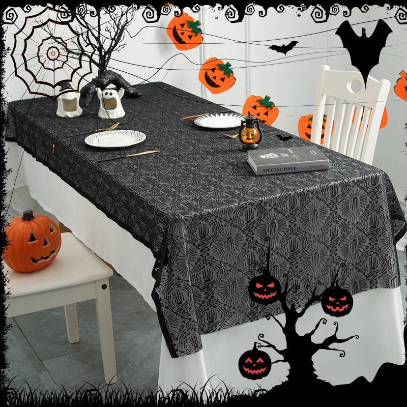 Halloween Simple Solid Color Polyester Tablecloth|Home Decor Table Linens