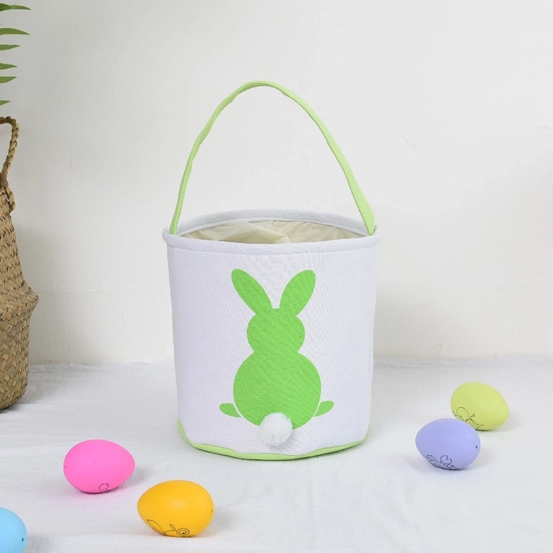 Minimalist Easter Rabbit Cloth Basket for Daily Use | Home Decor & Seasonal Accessories