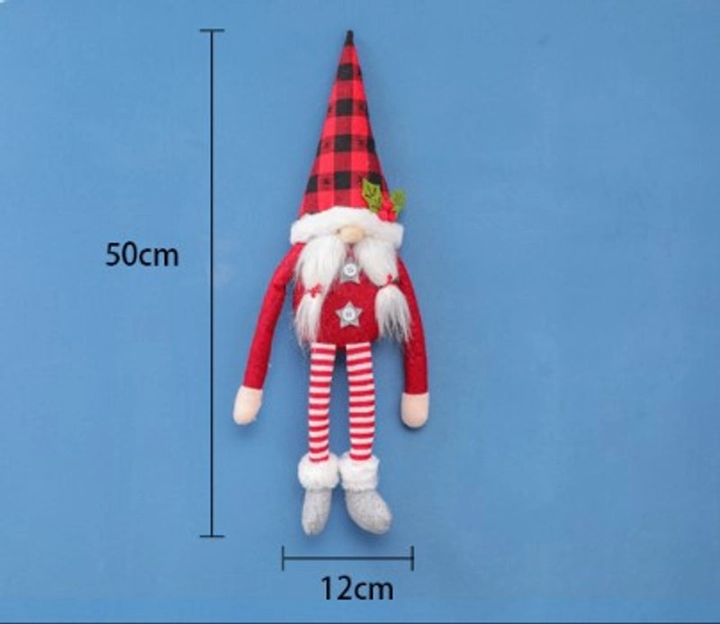 Festive Christmas Plaid Indoor Decor Props|Holiday Home Decorations