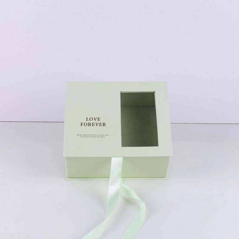 Transparent PVC Rose Gift Box with Window | Flower Gift Packaging