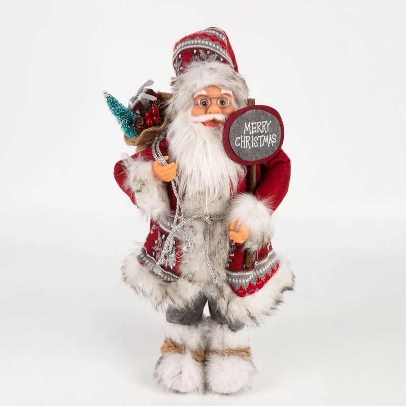 Festive Santa Claus PVC Christmas Party Decorations|Holiday Party Supplies