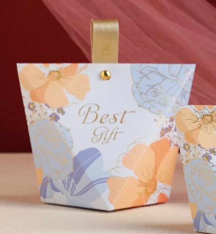 Floral Letter Paper Gift Bags for Wedding Banquets|Wedding Accessories