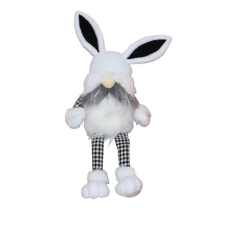 Easter Bunny Doll Cute Long Leg Rabbit Plush Home Decoration Festival Ornament|Home Decor