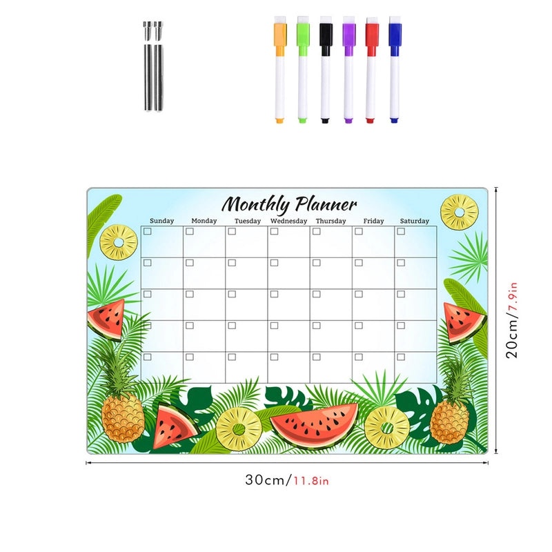 Tropical Style Cute Acrylic Handwriting Learning Board for Kids | Educational Toys
