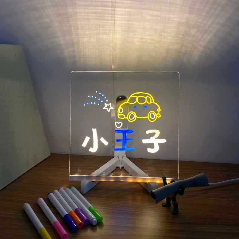 Minimalist Transparent Acrylic Indoor Night Light Set | Home Decor Lighting