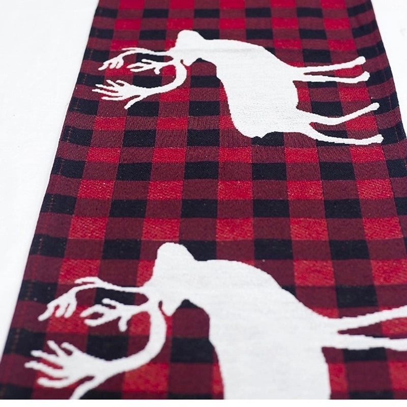 Festive Christmas Tree and Snowman Party Tablecloth for Holiday Decor|Home & Kitchen Decorations