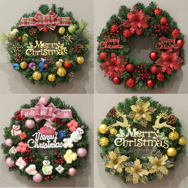 Christmas Rattan Garland 40CM 50CM 60CM Festive Decoration Exported to Japan and Korea|Home & Garden > Seasonal Decorations > Christmas Decor