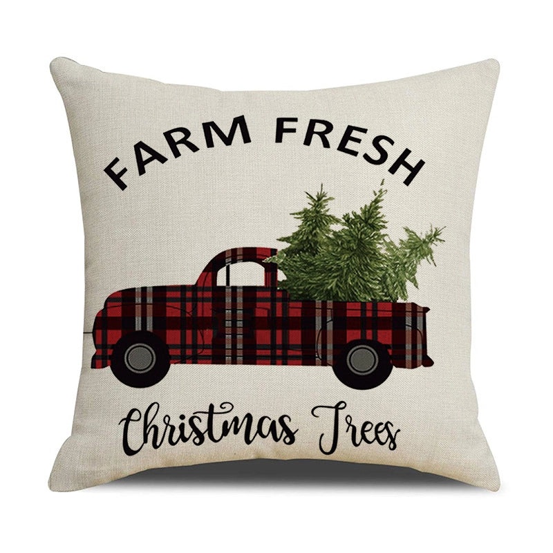 Stylish Elk Print Polyester Pillow Covers | Home Decor Pillows