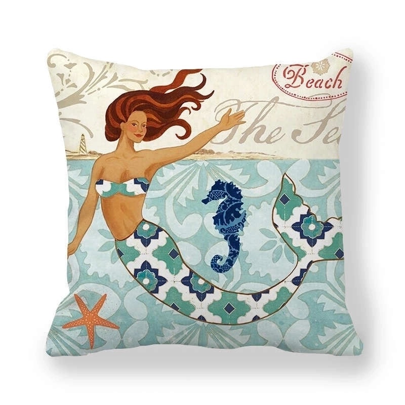 Vintage Animal Landscape Peach Skin Fiber Pillow Covers|Home Decor Pillows