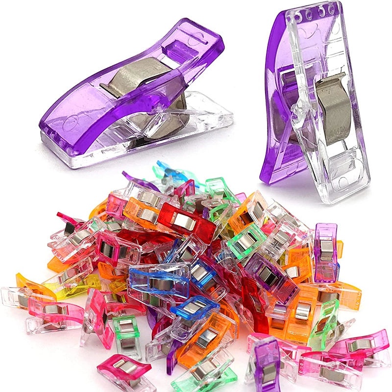 200pcs Plastic Sewing Clips for Fabric DIY Handmade Edge Positioning Patchwork Fixing | Sewing Accessories
