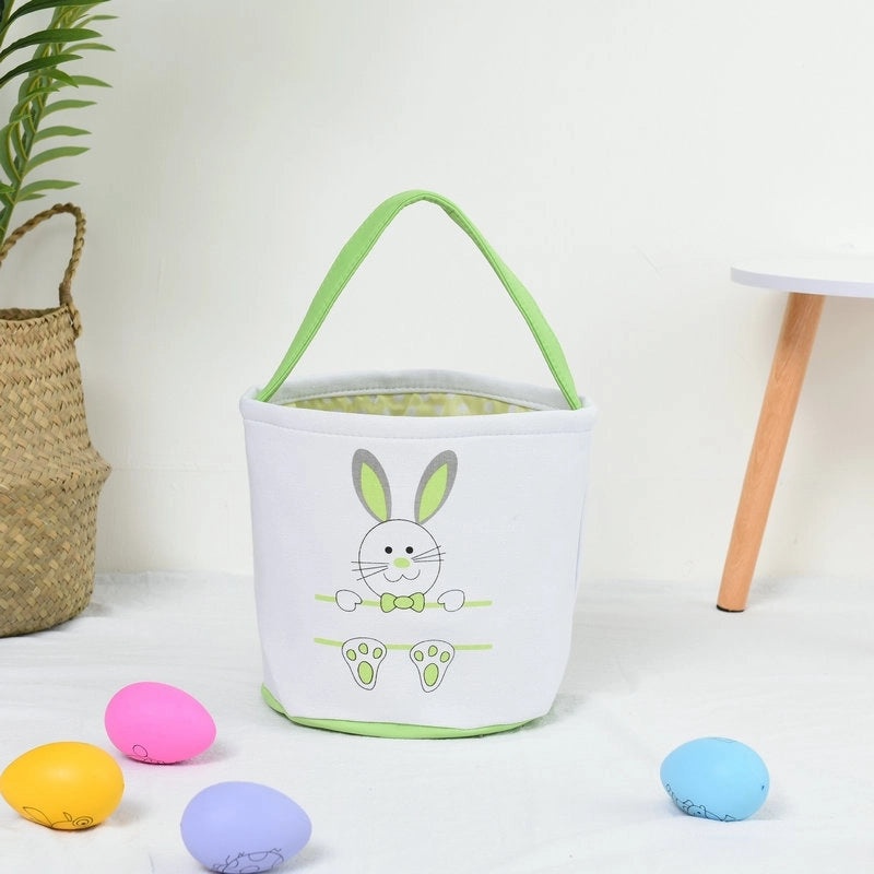 Minimalist Easter Rabbit Cloth Basket for Daily Use | Home Decor & Seasonal Accessories