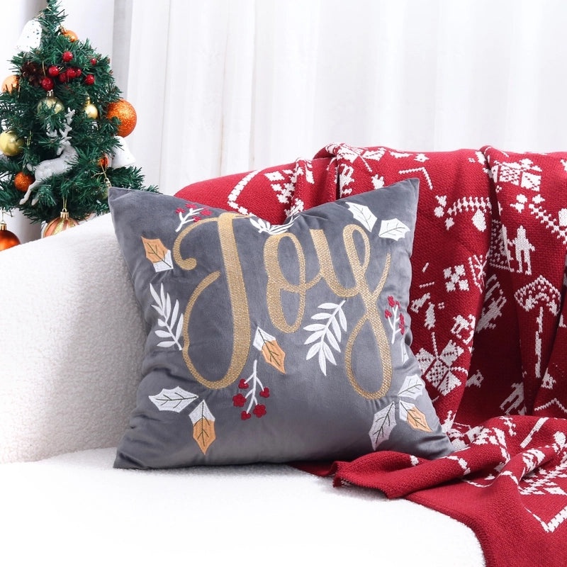 Christmas Tree and Reindeer Plush Pillow Covers|Home Decor Pillows