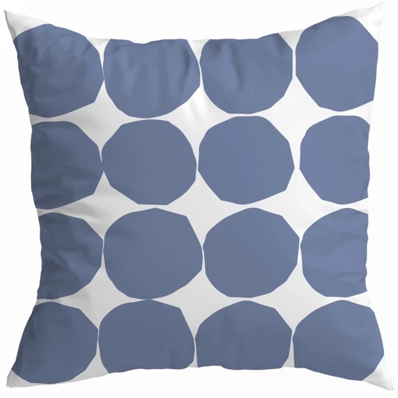 Artistic Geometric Color Block Modern Peach Skin Pillow Covers|Home Decor Pillows