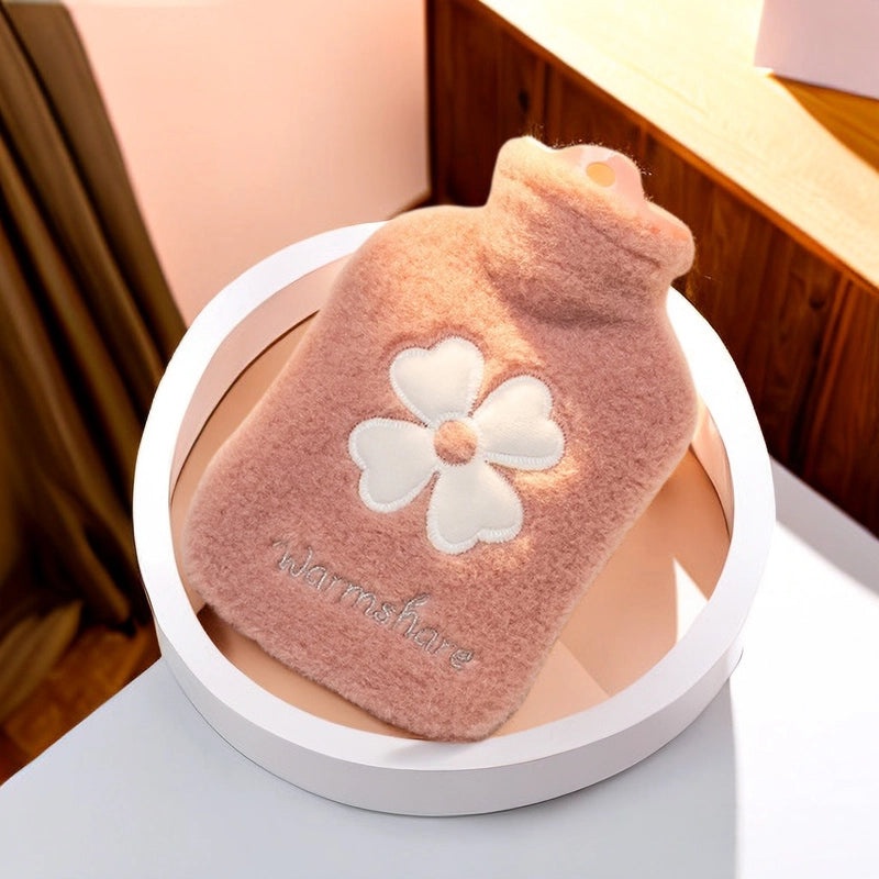 Cartoon PVC Hot Water Bag Thickened Explosion-Proof Hand Warmer Hot Compress Water Injection Hot Water Bag|Home & Living > Heating Appliances