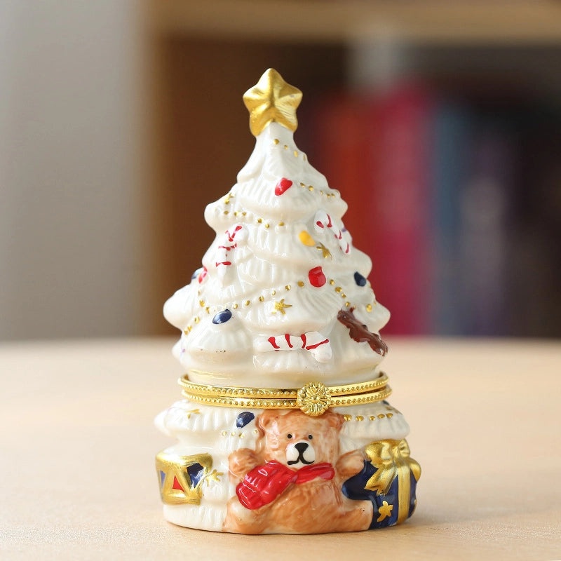 Christmas Cute Bear Ceramic Christmas Tree Decoration | Home Decor & Holiday Accessories