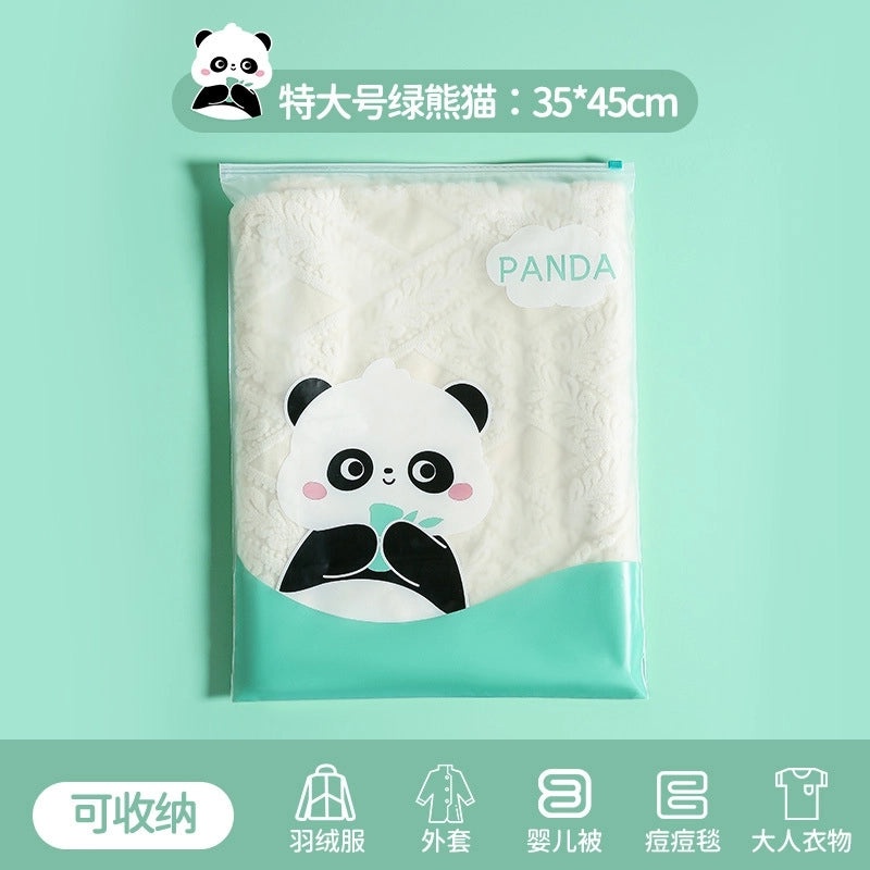 Adorable Cartoon Patterned PE Storage Bag for Daily Use|Home Storage & Organization