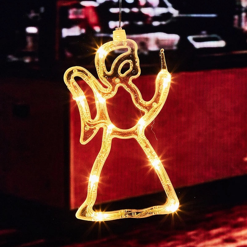 Christmas Star String Lights Minimalist Design Plastic Party Decor|Home Decor & Lighting