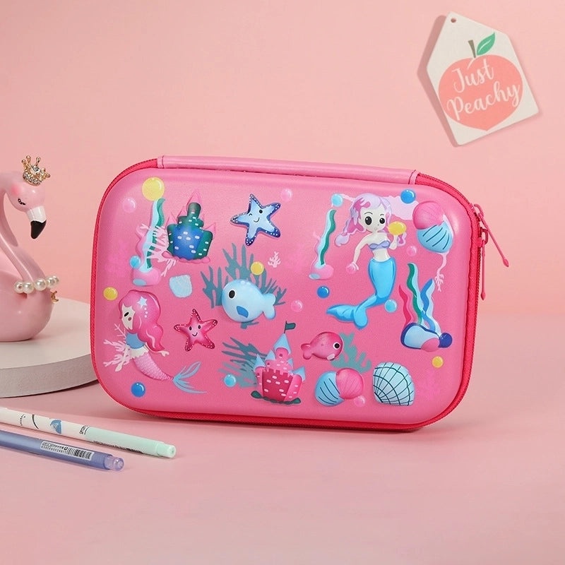 Cute EVA PU Cartoon Pencil Case for School Supplies | School Stationery