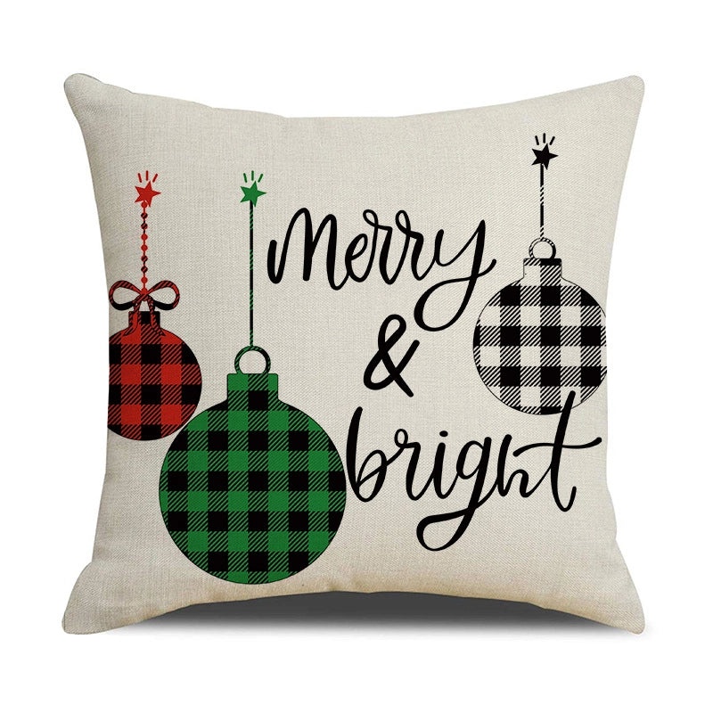 Stylish Elk Print Polyester Pillow Covers | Home Decor Pillows