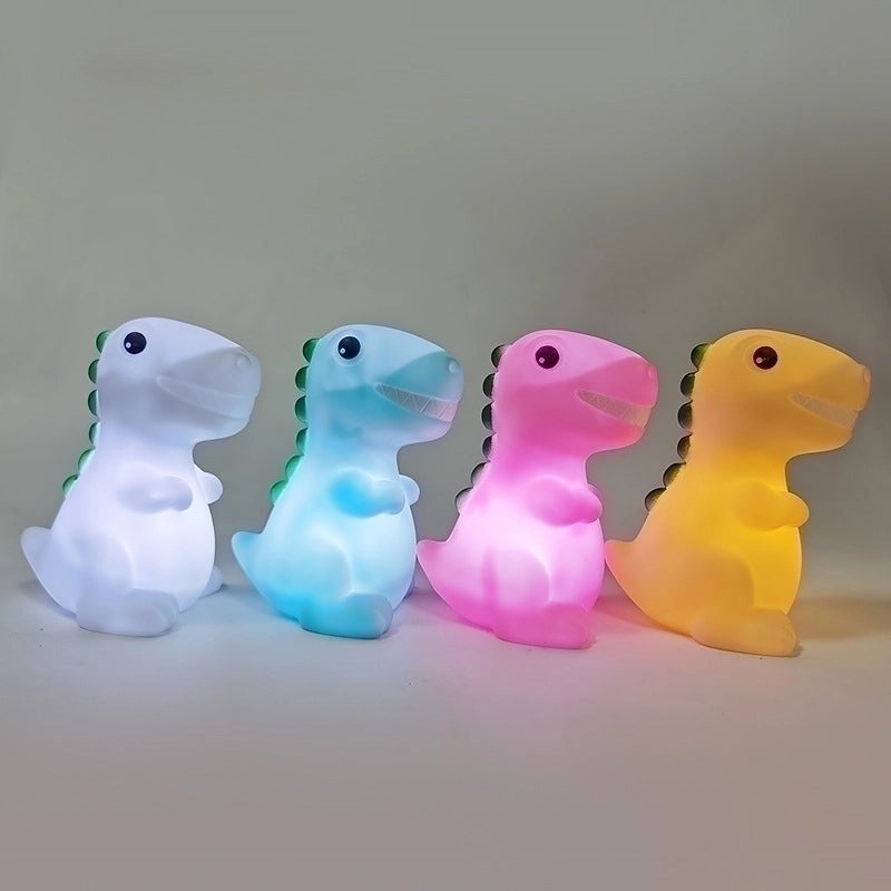 Adorable Dinosaur PVC Night Lamp for Indoor Use|Home Decor Lighting