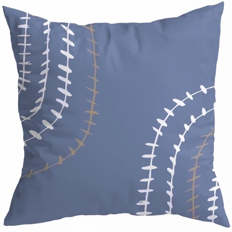 Artistic Geometric Color Block Modern Peach Skin Pillow Covers|Home Decor Pillows