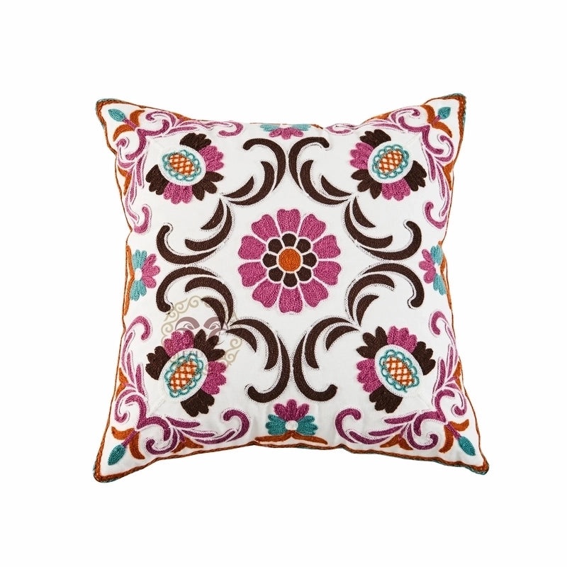 Tropical Floral Cotton Pillow Covers for Vacation Vibes|Home Decor & Bedding