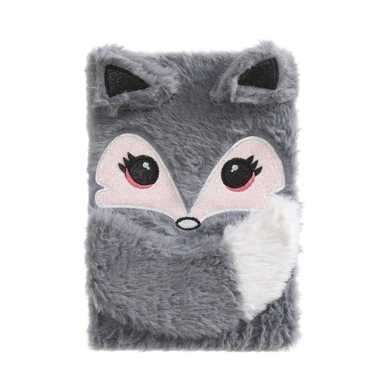 Winter Cute Fox Animal Furry Diary for Kids|Children's Stationery