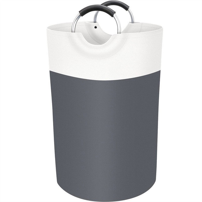 Simple Solid Color Fabric Laundry Hamper|Home Storage & Organization