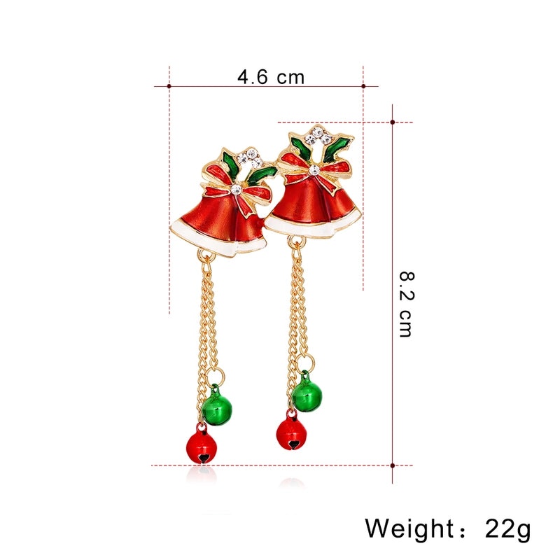 Festive Christmas Bell Charm | Holiday Jewelry Accessories