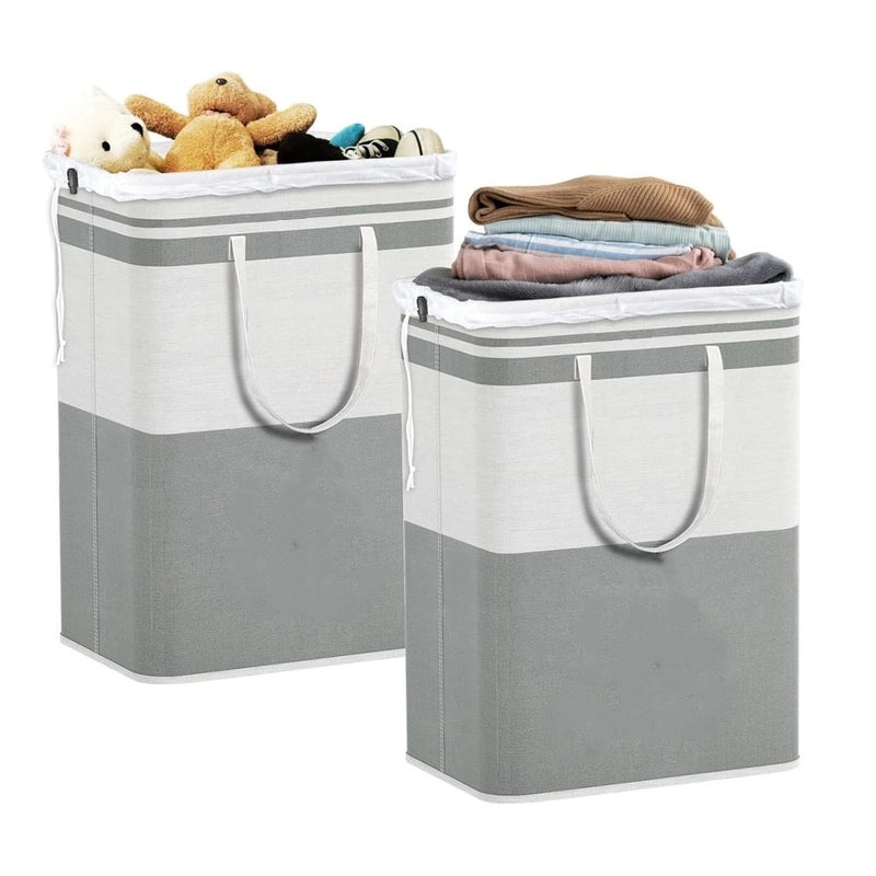 Simple Solid Color Fabric Laundry Hamper|Home Storage & Organization