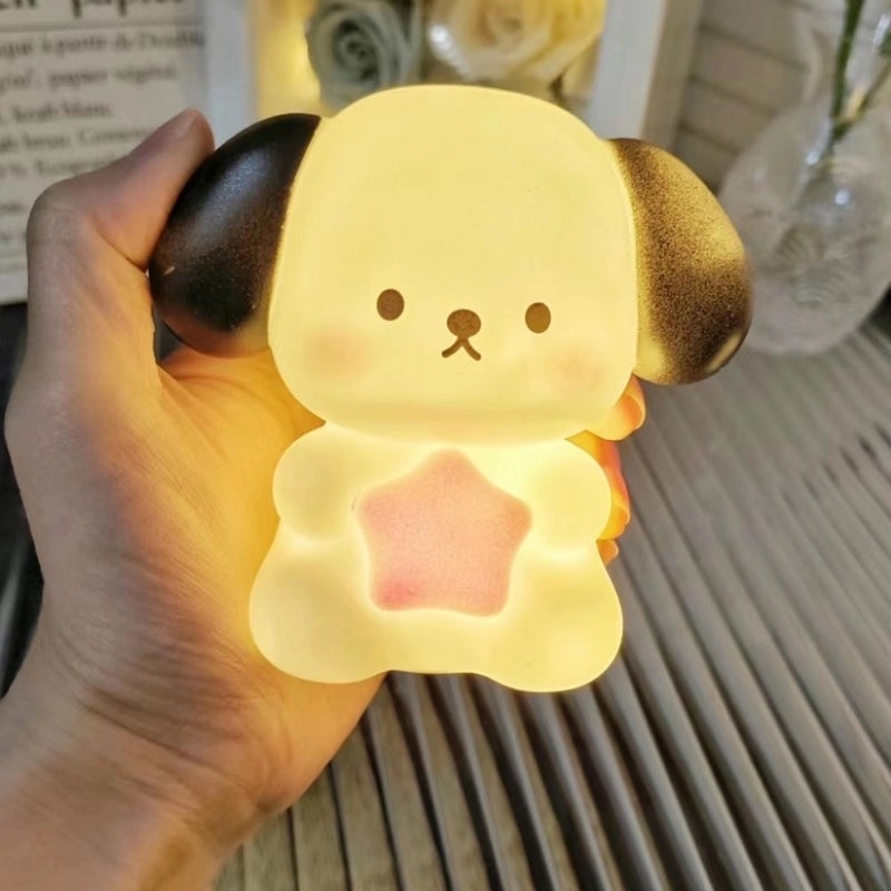 Adorable Bear and Duck Vinyl Night Lights for Indoor Birthday Decor|Home Decor Lighting