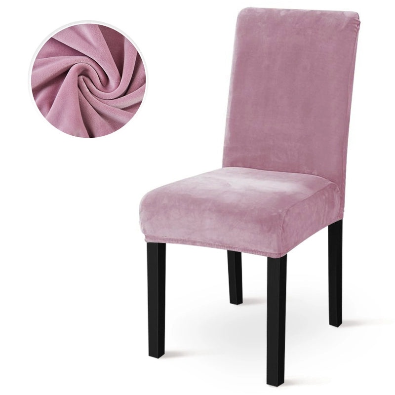 Elegant Solid Color Polyester Chair Cover | Home Decor & Furniture Accessories