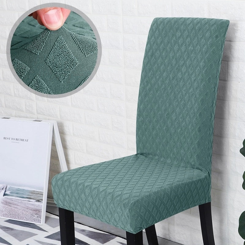 Four Seasons Elastic Jacquard Chair Cover Integrated Design for Dining Hotel Chairs Stools Modern Simple | Chair Covers