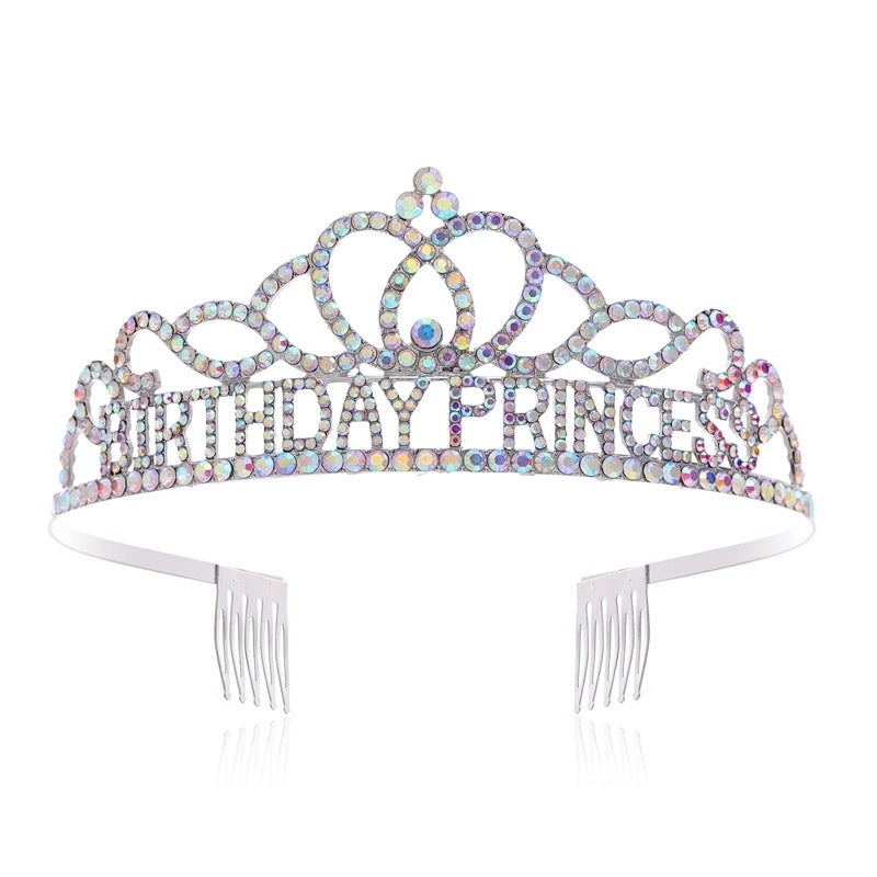 Birthday Princess Crown Jewelry Alloy Birthday Accessories|Jewelry & Accessories