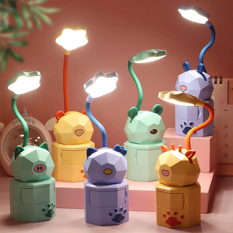 Adorable Cartoon Character Plastic Night Lights for Indoor Use|Home Decor Lighting