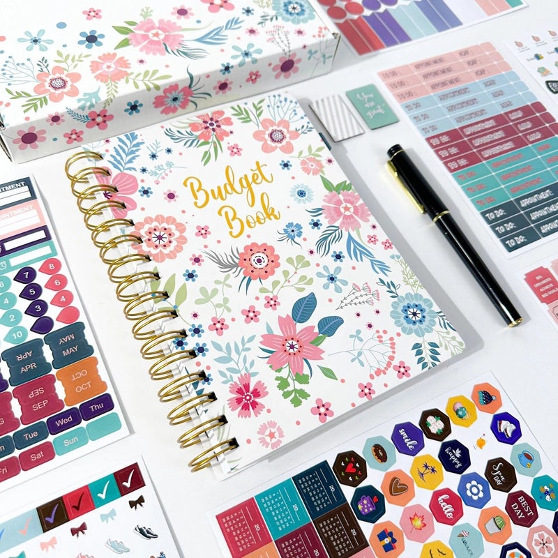 Cartoon Flower School Notebook Set for Learning and Writing|Stationery & School Supplies