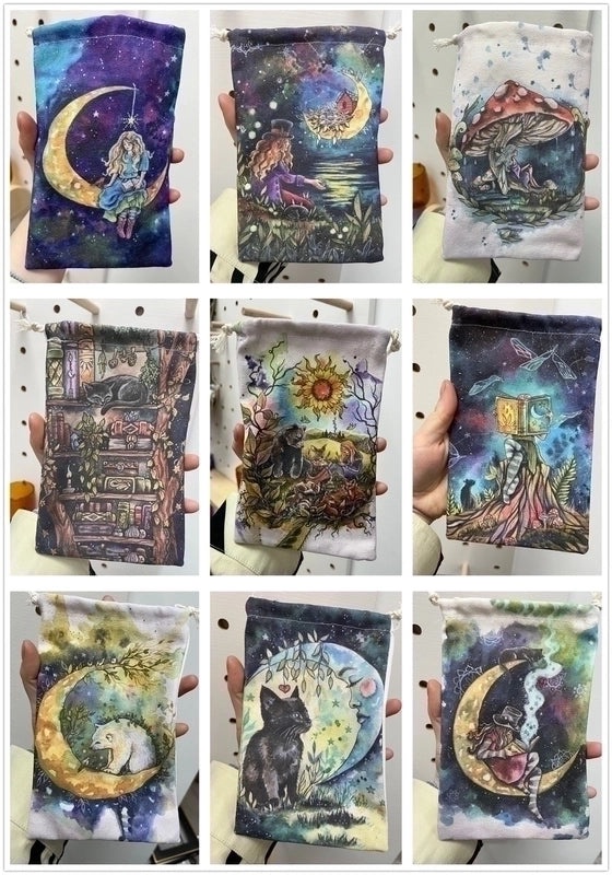 Artistic Vintage Star and Moon Canvas Wall Art | Home Décor Canvas Paintings