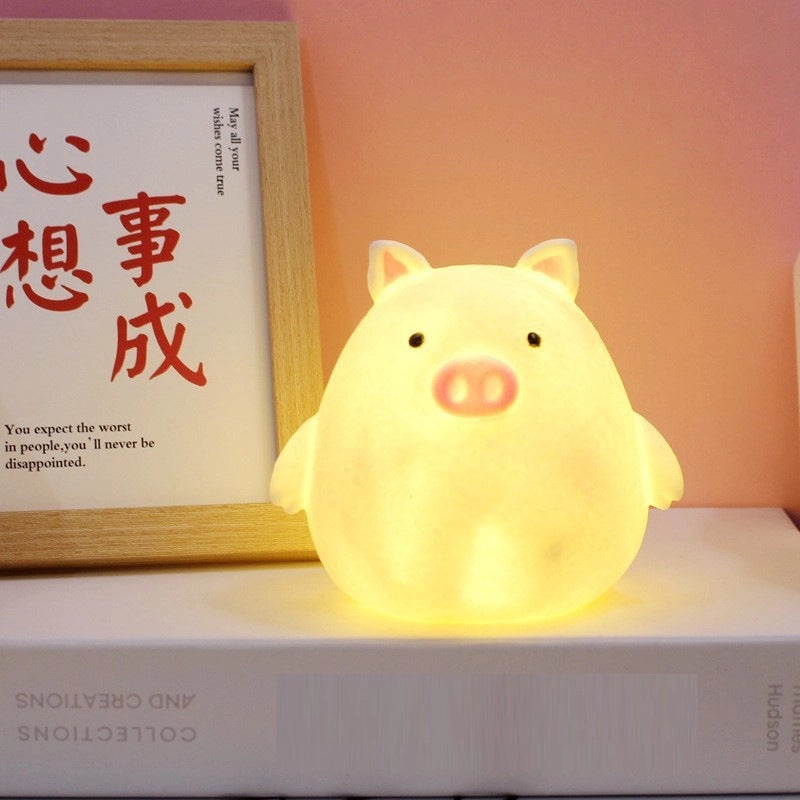 Adorable Bear and Duck Vinyl Night Lights for Indoor Birthday Decor|Home Decor Lighting