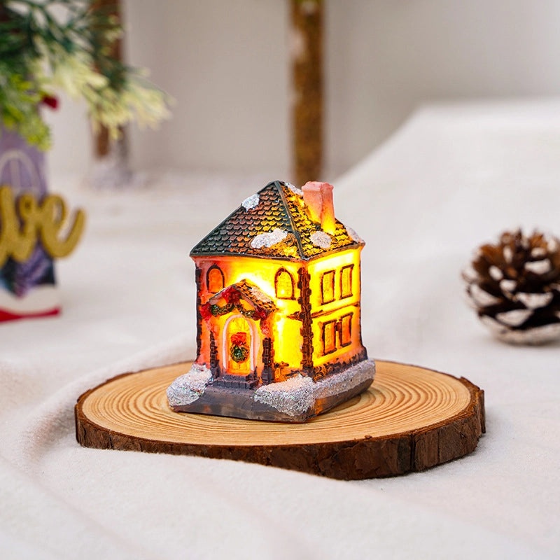 Modern Christmas Resin Ornament for Home Decor | Holiday Decorations