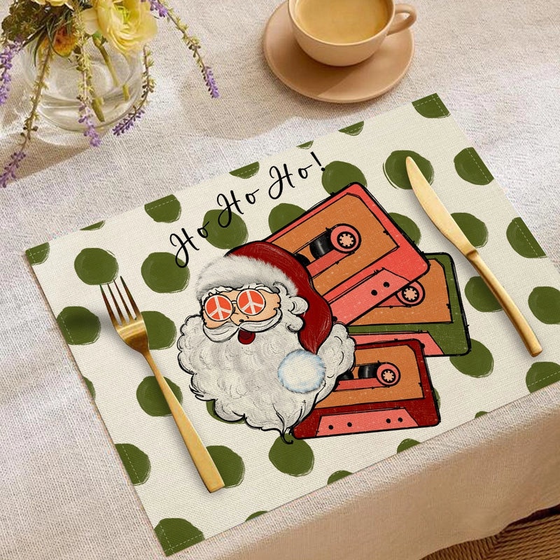 Minimalist Christmas Tree Placemat for Holiday Dining|Home Decor & Tableware