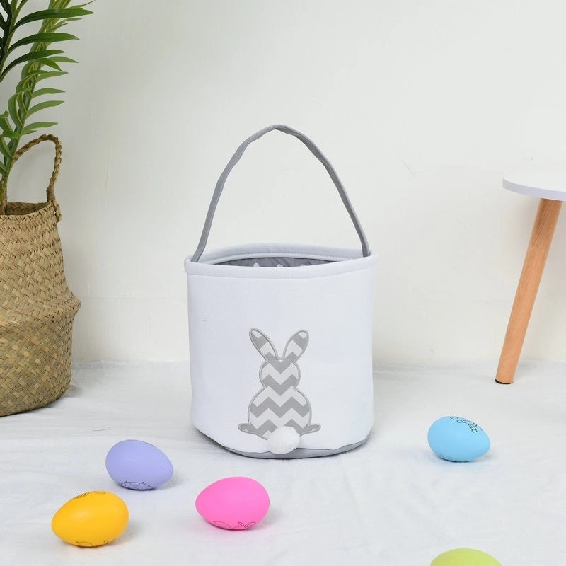 Minimalist Easter Rabbit Cloth Basket for Daily Use | Home Decor & Seasonal Accessories