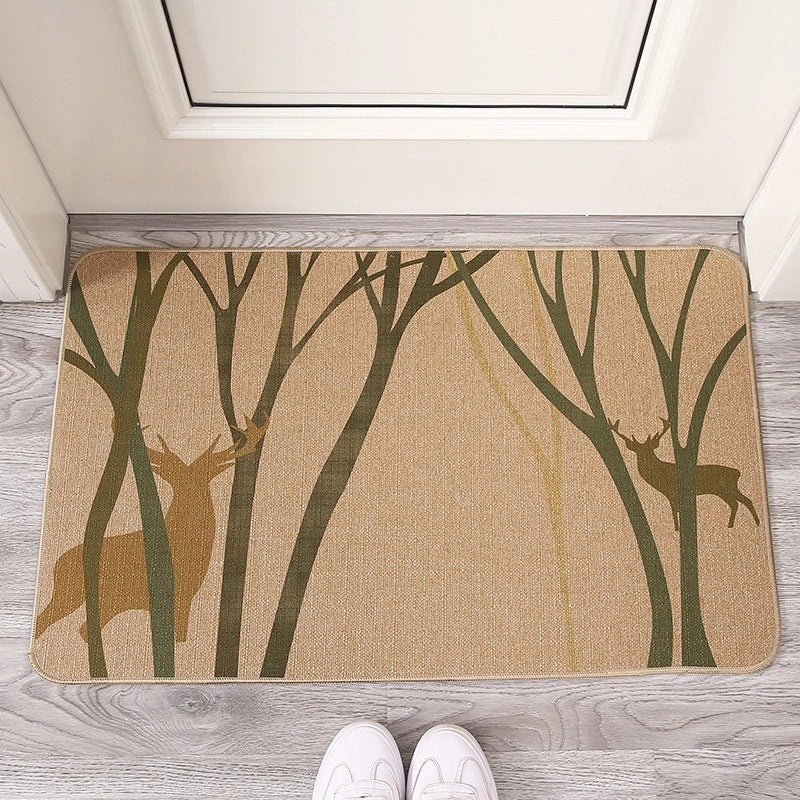 Saber Pattern Non-Slip Rubber Bathroom Mat Absorbent Entrance Floor Mat|Home & Living - Bathroom Accessories
