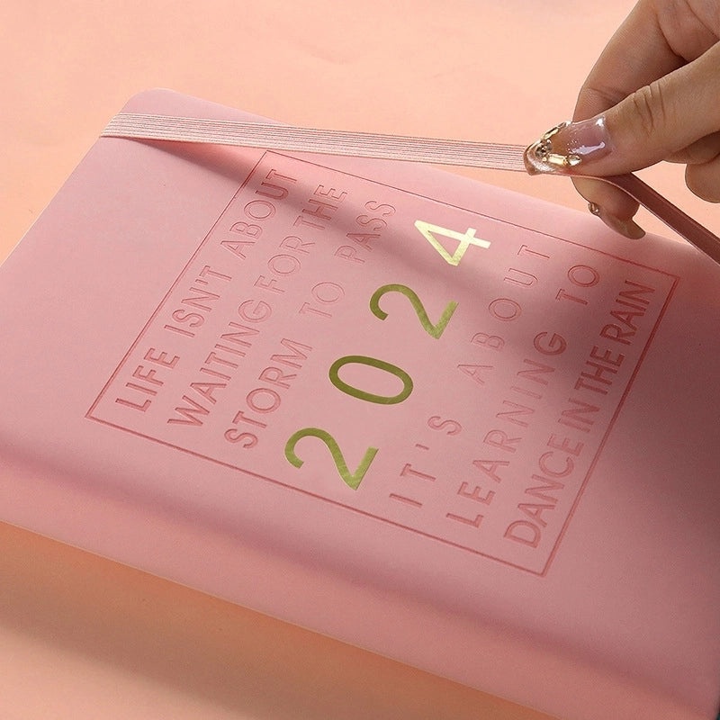 Preppy Style PU Leather Letter Notebook | Stationery & Notebooks