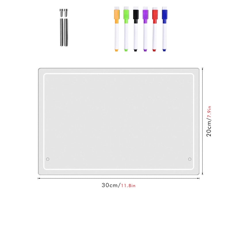 Tropical Style Cute Acrylic Handwriting Learning Board for Kids | Educational Toys