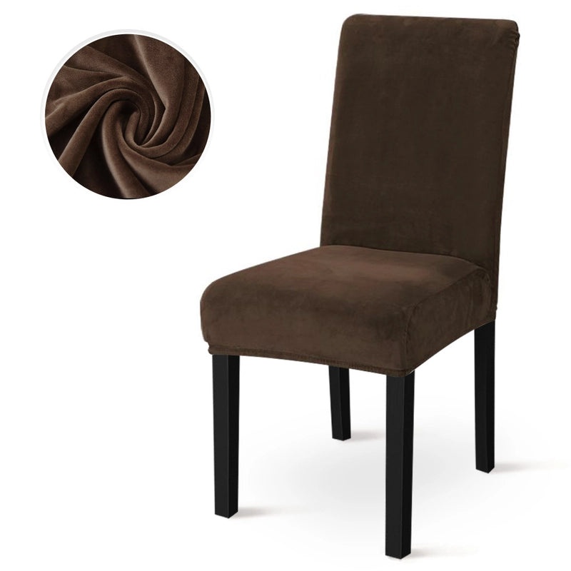 Elegant Solid Color Polyester Chair Cover | Home Decor & Furniture Accessories
