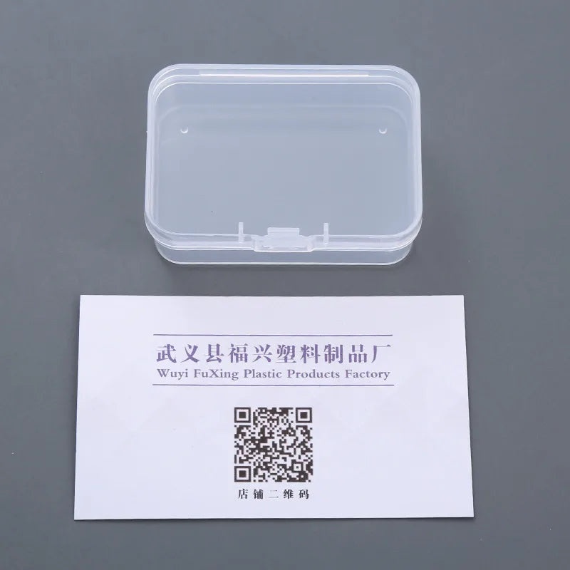 KH58 Rectangular 6.5 Storage Box with Drill Plastic Organizer for Hairpins Jewelry Nails Earrings Desktop|Jewelry Storage & Organization