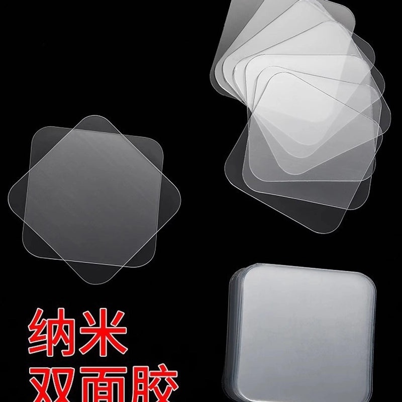 Strong Transparent Adhesive Hook Punch-Free Seamless Load-Bearing Kitchen Hook | Home Organization